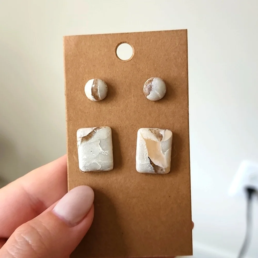 NWT 2-pack Polymer Earrings *Part of 3 for $35 deal* - Picture 1 of 2